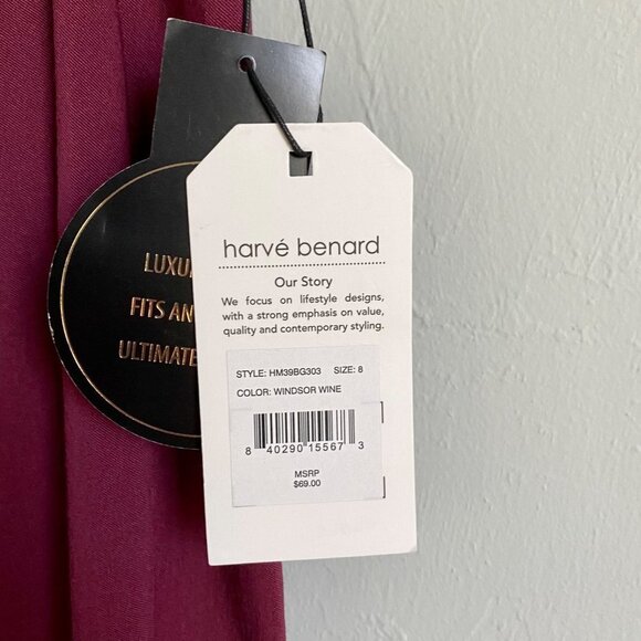 Harve Benard Classic Bootcut Slimming Split Hem Stretch Trousers Size 8 NEW NWT - Picture 11 of 11